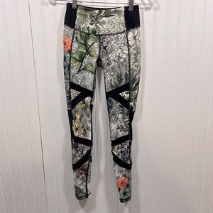 Calia fleuria floral limited edition full length leggings